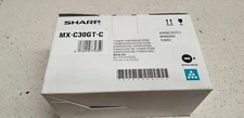 Genuine Sharp MX-C30GT-C Cyan Toner for MX C250F, MX C300W, MX C301W Brand New