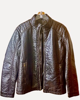 RFT Rainforest Lined Water Resistant PU Leather Women Bomber New With Tag MEDIUM