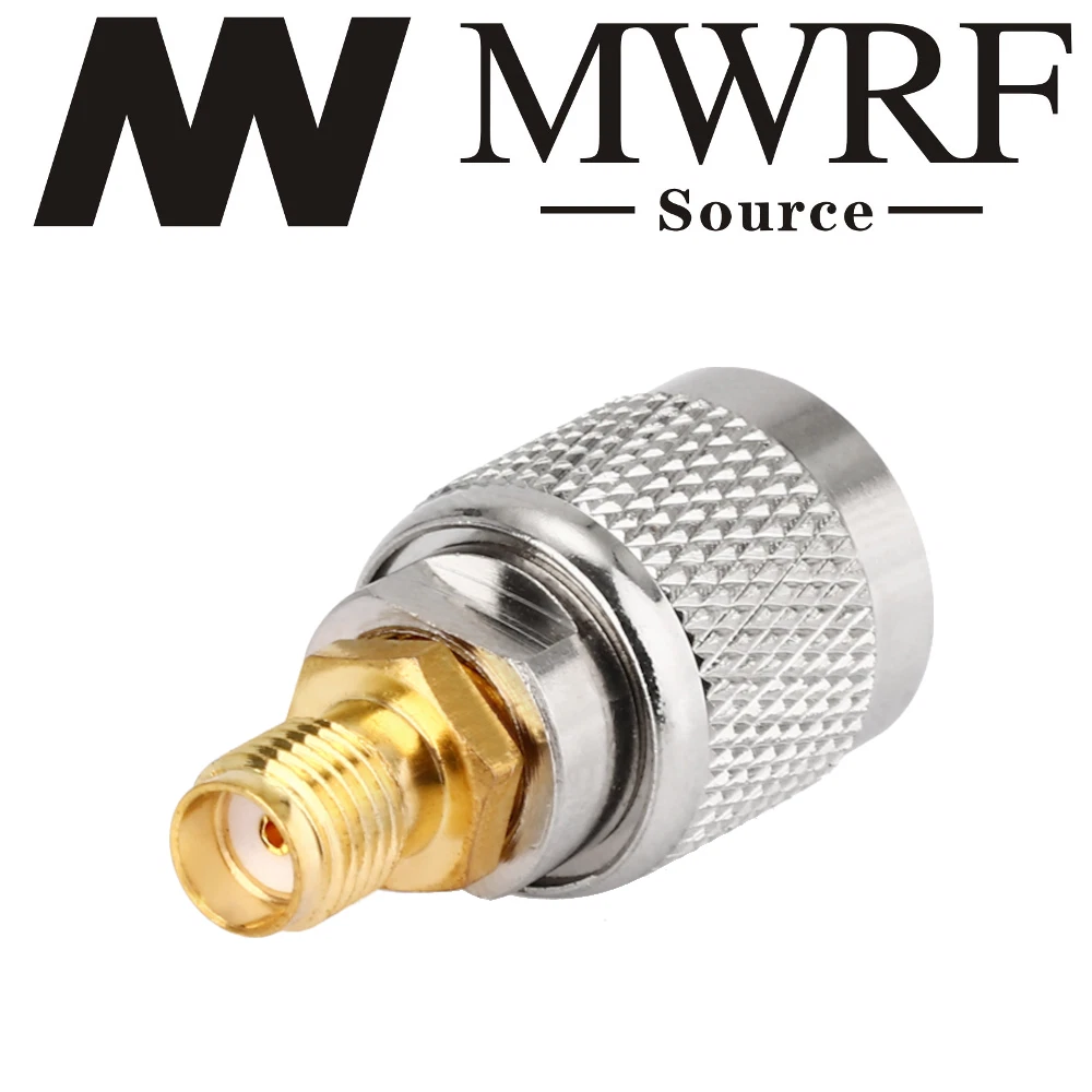 2PCS TNC Male Plug To SMA Female Jack RF Coax Adapter Convertor Straight Nickelplated TNC Male - View #5