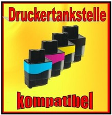 4 x komp. Patrone für BROTHER DCP-110C 115C MFC-210C 215C ersetzt LC-900 BK CMY