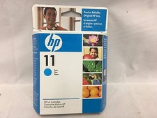 HP 11 Cyan Ink Cartridge C4836A Genuine 28ml Expired January 2010 
