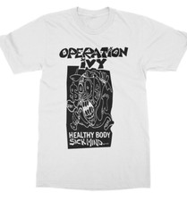 Operation Ivy Gift For Family White T-Shirt Cotton All Size