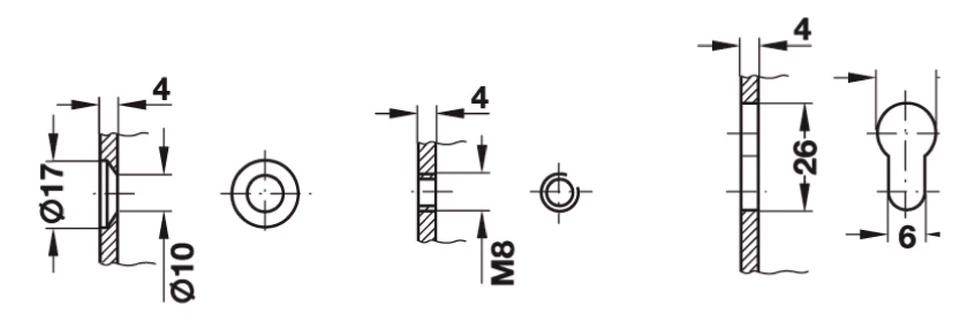 Consola Bancos Asiento Hebgo Tirantes Respaldos Soporte 410x48x460 MM Acero - Imagen 3 de 4