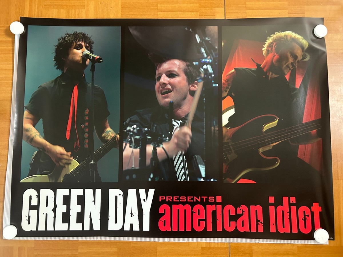 GREEN DAY / American Idiot 2004 Japan Original Promo Poster D/S B2