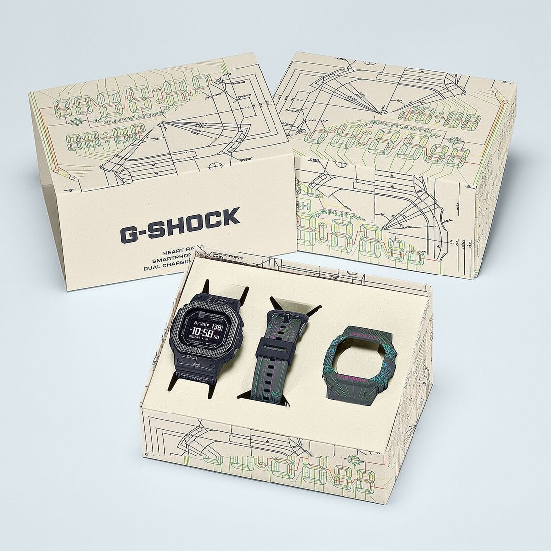 CASIO G-SHOCK DW-H5600EX-1JR G-SQUAD Limited Model Bluetooth GPS Solar Watch