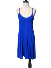 Style Plus NWT Blue Strappy Knit Sundress Casual Dress Size S/M