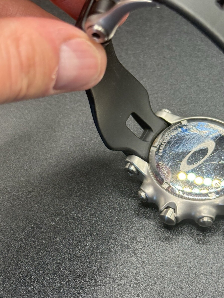 Oakley Holeshot 6-Hand Honed Red Dial Watch | eBay