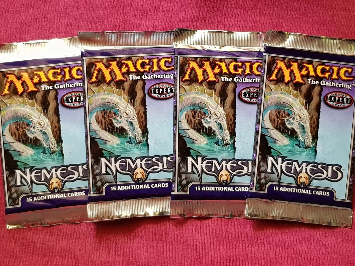 Magic: The Gathering Nemesis Sealed Collectible Card Game Packs in