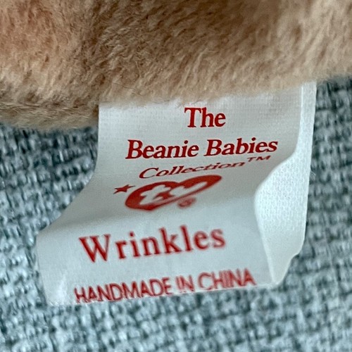 Original Ty Beanie Babies WRINKLES The Bulldog Style 4103 1996 - Picture 8 of 8
