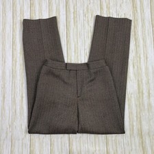Vintage Dana Buchman Women  s Size 8 Wool Cashmere Blend Herringbone Trousers