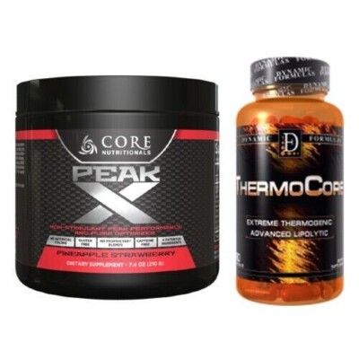 Cellucor C4 Core - PEAK X PINEAPPLE STRAWBERRY & Thermogenic Super HD Clone