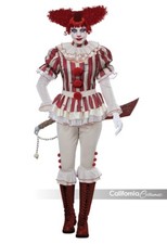 California Costumes Sadistic Horror Circus Clown Adult Halloween Costume 00735