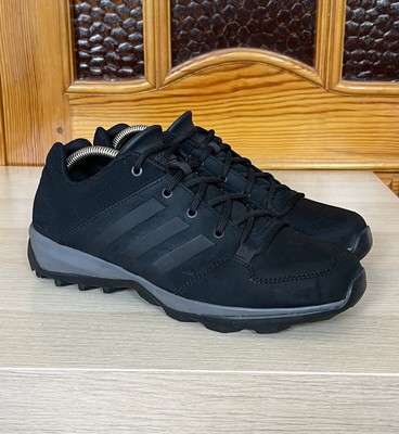Adidas Daroga Plus Lea Sneakers Shoes Men's Size UK US8 Black