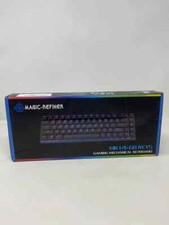 Magic-Refiner Mk14 68 key Mechanical RGB gaming Keyboard Red Chips hot swappable
