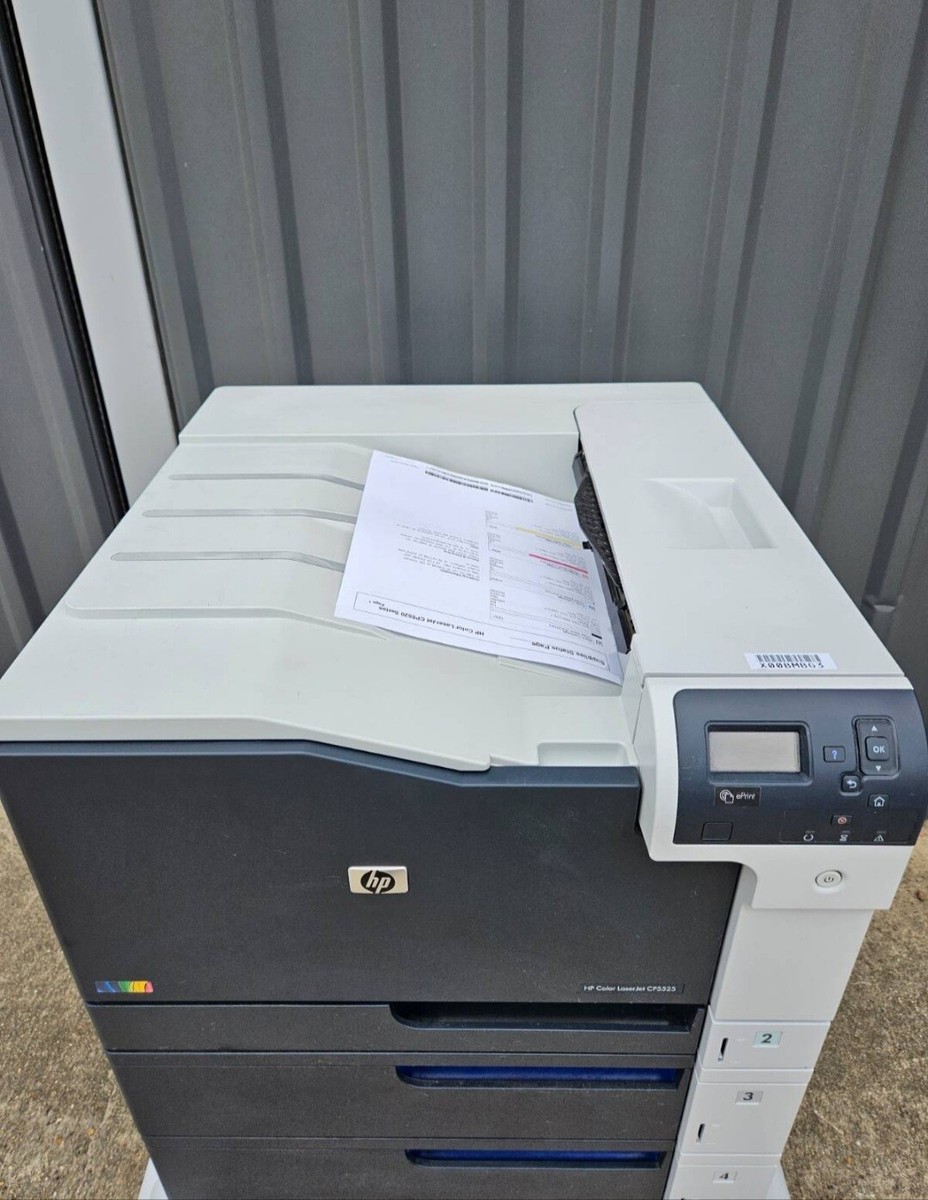 HP Color LaserJet Enterprise CP5525 Wide Format Printer total 18k