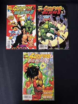 Sunfire & Big Hero 6 #1-3 Complete 2000 Marvel Miniseries 