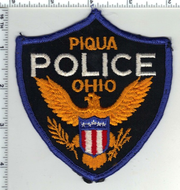 Piqua Police (Ohio) 1st Issue Uniform TakeOff Patch eBay