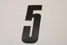 OLD MID SCHOOL BMX NUMBER PLATE STICKER DECAL - 7.5" - STOCK B - 37
