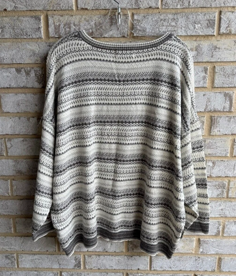 Suéter Alfred Dunner Manga 3/4 Cuello Cuadrado Punto Abierto Para Mujer Talla 3X Foto 2 de 4