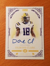 2022 Onyx Vintage Autographs Blue Ink #AVDC Damone Clark LSU Cowboys Rookie