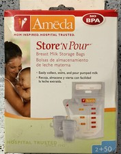    Ameda :: Store N Pour Milk Storage Bags 50ct, Clear