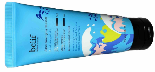 belif Aqua Bomb Jelly Cleanser & Makeup Remover Hydrates Smoth Glow 3.3 oz 100ml - Picture 1 of 5