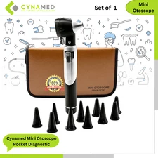 Cynamed Mini Otoscope Pocket Diagnostic Equipment Portable Ear Light & Exam Kit