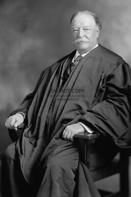 PRESIDENT WILLIAM HOWARD TAFT AS CHIEF JUSTICE IN ROBES 4X6 PHOTO POSTCARD
