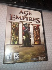 Age Of Empires III PC CD-ROM Game 2005 Complete Microsoft 3 Discs Manual Key