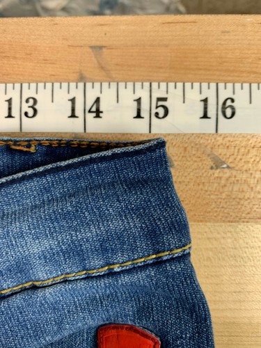Mens Slim Straight Jeans 38 (30x32) Mens Mid Rise Blue Medium Wash NWT Nessios - Picture 7 of 12