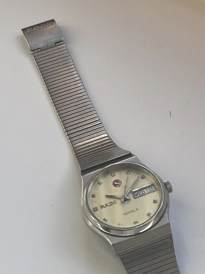 Reloj Pulsera Automático Vintage RADO Voyager Día Fecha OFERTA A16 Foto 3 de 4