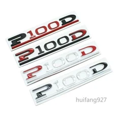 Metal 3D Car Body Rear Trunk Tailgate Badge Emblem Decal Sticker P100D