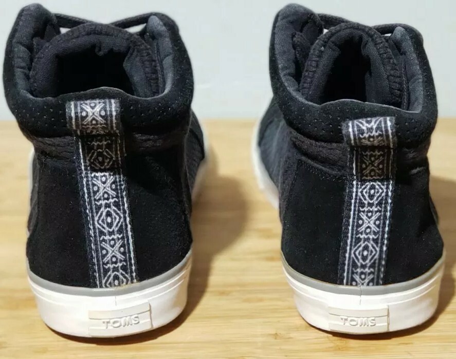 Toms Camila 730515 Black Suede Women's Size