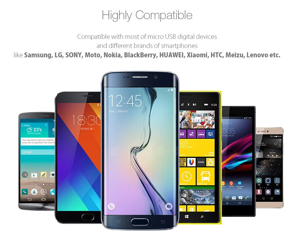 CORTO 8" FLASH LED LUZ Cable Sincronización de Datos Cargador PARA HTC LG SONY SAMSUNG S4 6 Foto 4 de 4