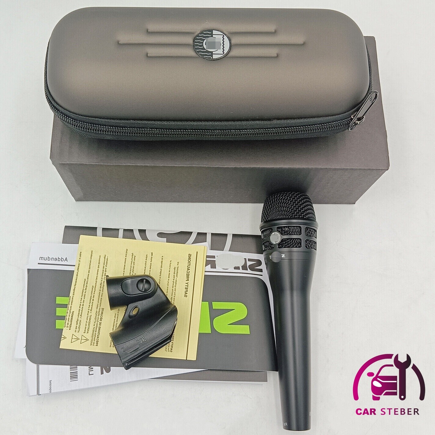 Black KSM8 Dualdyne Dynamic Handheld Vocal Microphone