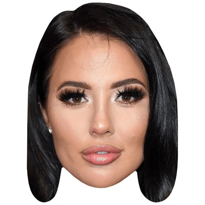 Yazmin Oukhellou (Black Hair) Big Head. Larger than life mask.