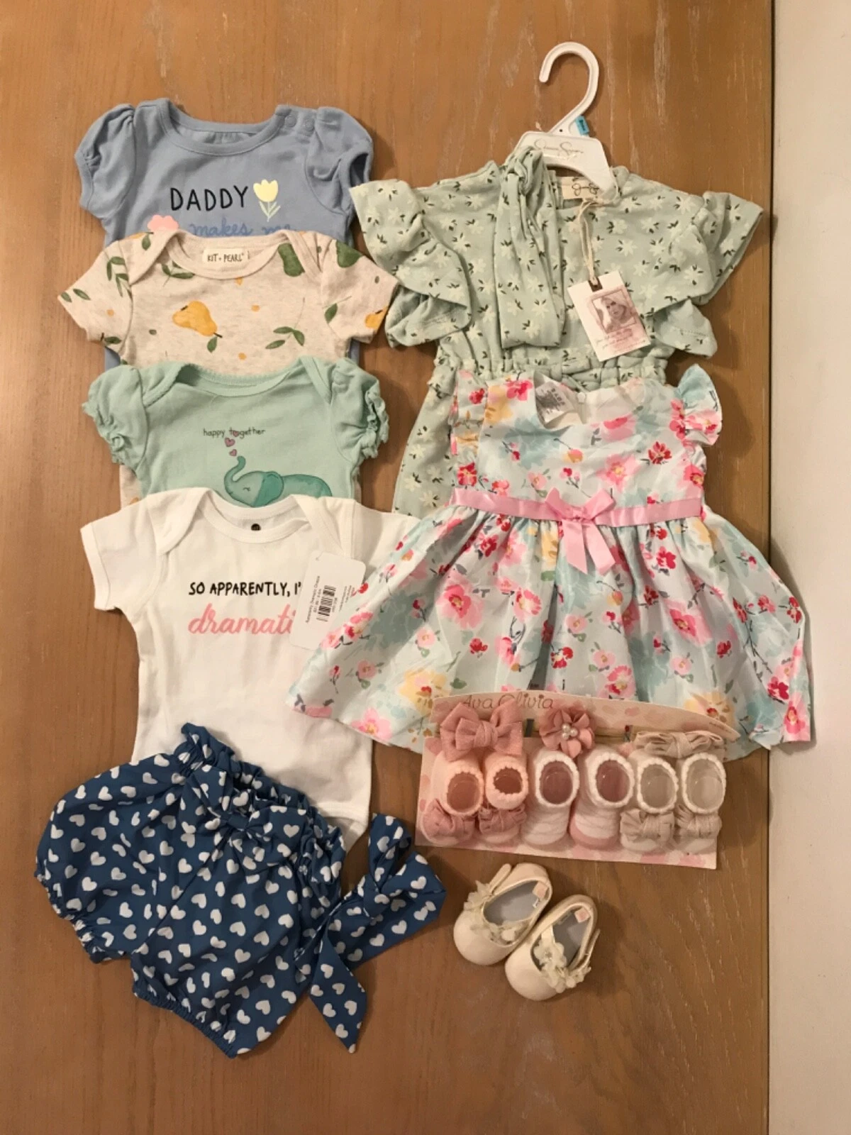 Bonnie Baby, Others Infant Girls Clothing Lot of 9 (4 New) Size 3-6 Months