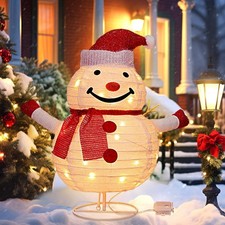 26In Lighted Snowman Outdoor Christmas Decorations Light Up Collapsible Snowm...