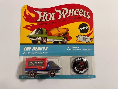 Hot Wheels RLC Rewards Series The Heavys Vending Truck 5486/5904 Blue Redline