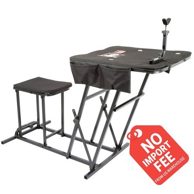 Adjustable Shooting Hunting Table Bench Rest with Seat Kill Shot Portable