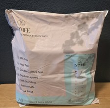 Zomee 360 Count Double Zip, Double Layered, Freezer Safe Leak Proof, Milk Bags