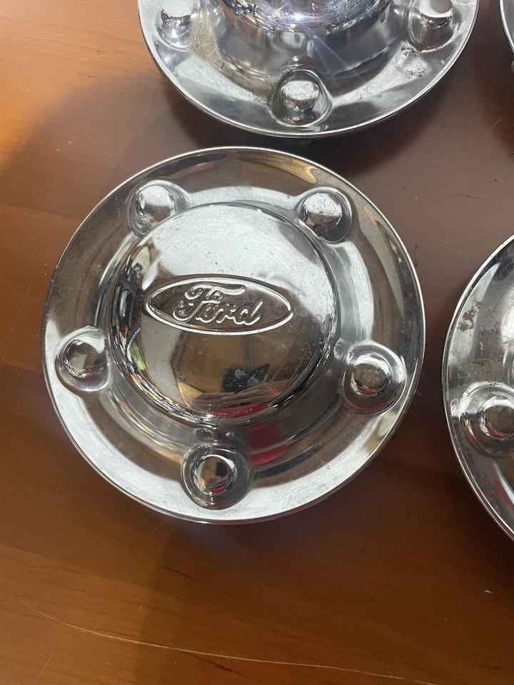 4 calotas centrais de roda Ford F150 Expedition 1999 2000 2001 2002 2003 capas - Imagem 3 de 4