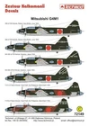 Techmod 72149 Mitsubishi G4M1 Betty 1/72 scale decals
