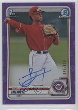 Sammy Infante Bowman 2020 Purple Refractor /250 Auto