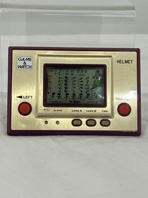 1981 Nintendo Game&Watch HELMET NICE CONDITION WITH NICE BOX WORKS GREAT