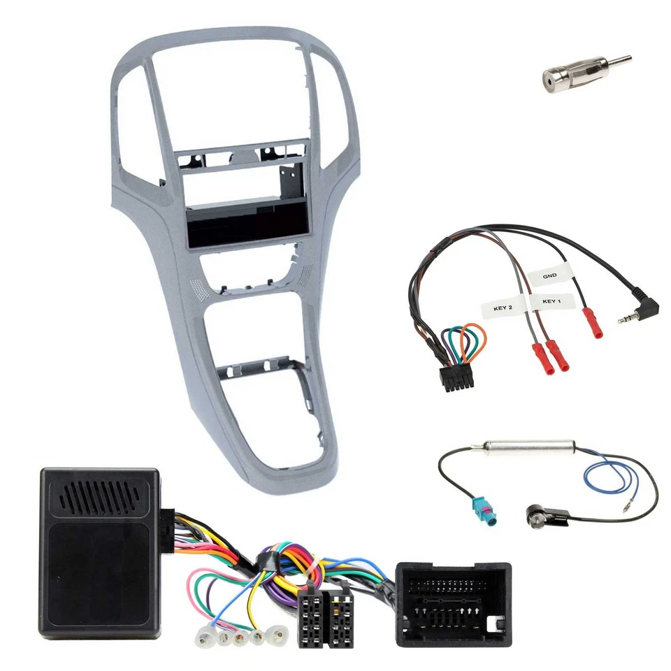 JVC Bluetooth Lenkrad USB DAB Autoradio für Opel Astra J 09-16 Platin silber - Bild 3 von 4