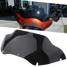 9.5" Black Upper Fairing Windshield Windscreen For Harley Touring Road Glide