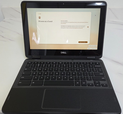 Dell Chromebook 3100 2-in-1 11.6'' Touchscreen Laptop 4GB RAM 32GB SSD WiFi Webca