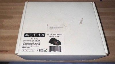 AUDIX ATS- 10 Shock Absorbant Microphone Table Stand New