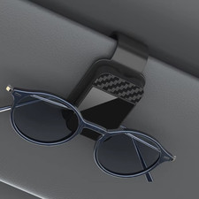 Car Sun Visor Sunglasses Clip Holder Stable Eyeglasses Hanger Card Ticket Organi
